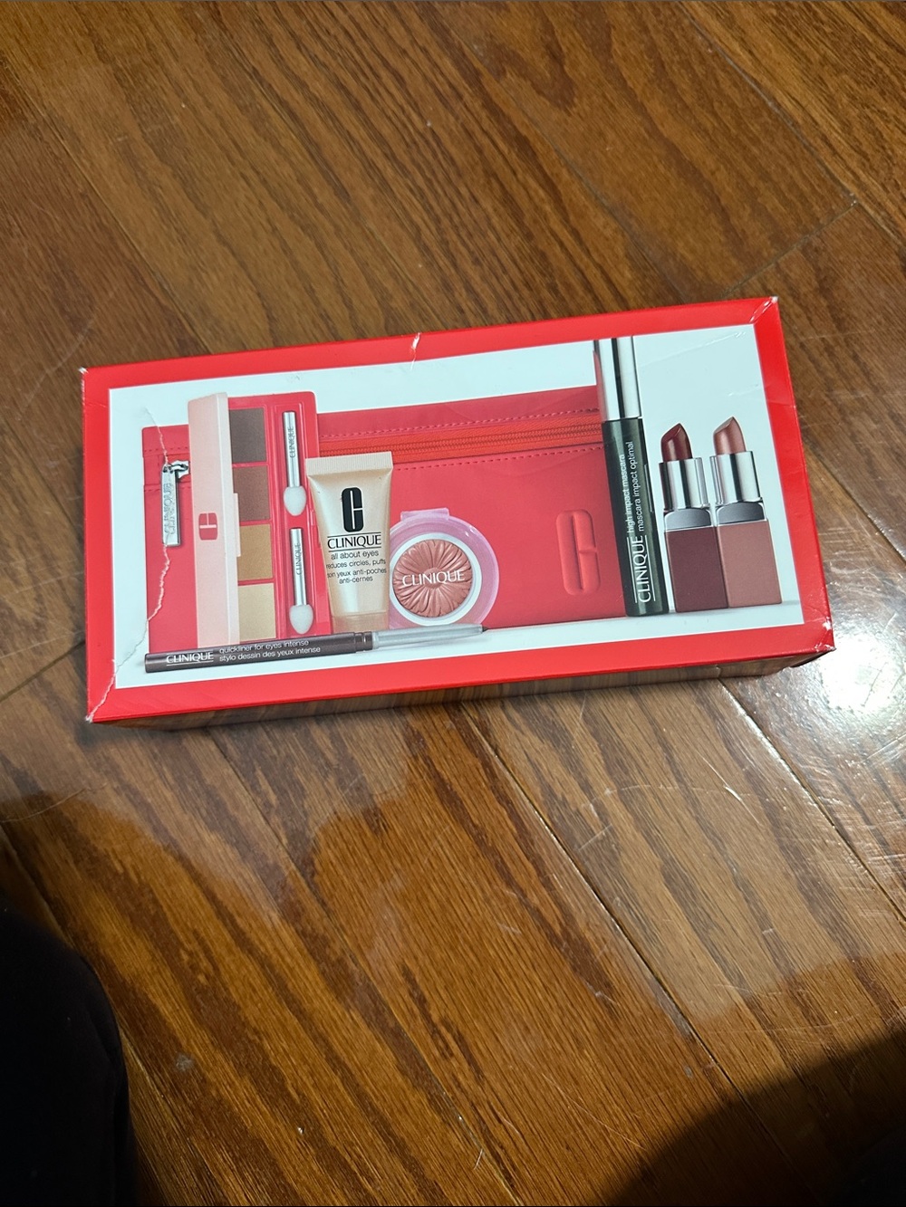 Clinique Lip & Cheek Set in Coral Red and Nude Shades